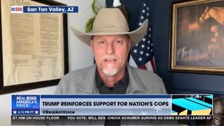 TRUMP REINFORCES SUPPORT FOR LAW ENFORCEMENT