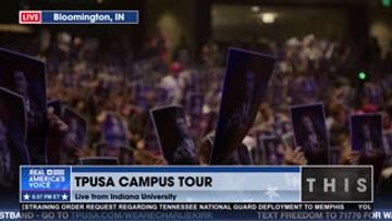 HONORING CHARLIE KIRK AT INDIANA UNIVERSITY