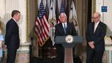 Vice President Pence Participates in a Swearing-in Ceremony for Robert Lighthizer