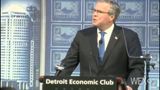 Jeb Bush begins to outline policy priorities in Detroit speech