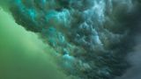 Severe storms bring unearthly green sky to Sioux Falls, SD