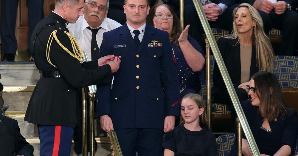Trump awards Coast Guard member who saved campers at Camp Mystic with Legion of Merit medal