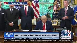 LIVE: TRADE ANNOUNCEMENT WITH UK!