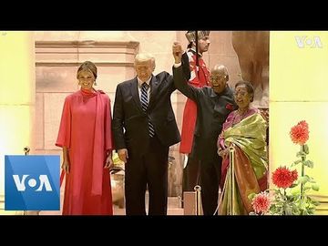 US President Trump, Melania Conclude India Visit With Banquet