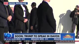 HAPPENING NOW: POTUS IS ON THE GROUND IN DAVOS, SWITZERLAND!