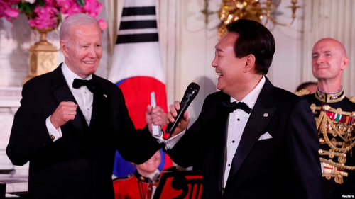 Yoon's 'American Pie' Stuns Biden