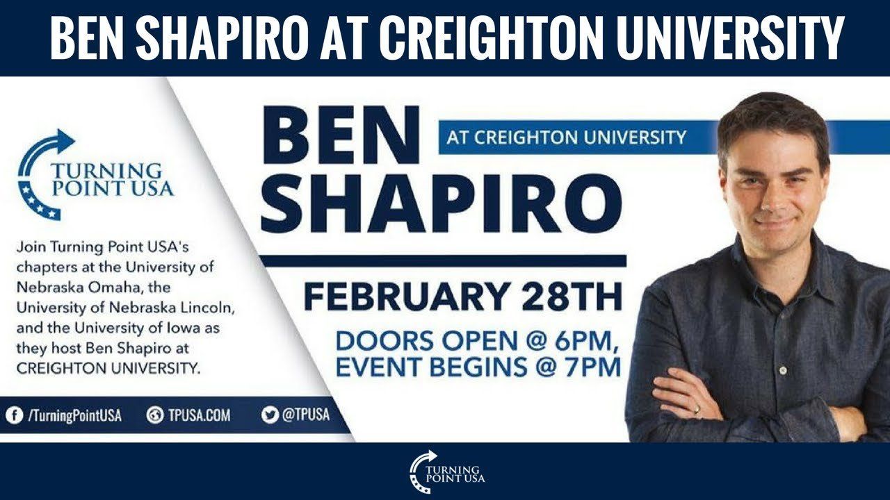 Turning Point USA Hosts Ben Shapiro At Creighton University