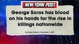 Robby Starbuck on his NY Post Article: George Soros has blood on his hands