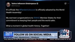 AREN'T WE PULLING OUT OF THE W.H.O.?