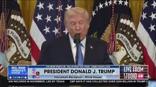 POTUS TAKES THE STAGE AT THE WHITE HOUSE HANNUKAH CELEBRATION