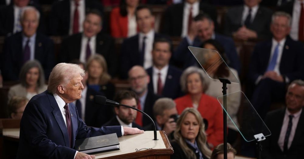 After a flurry of activity right out of the gate, Trump takes victory lap in speech to America