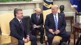 President Trump Hosts a Photo Opportunity with President Mirziyoyev of the Republic of Uzbekistan
