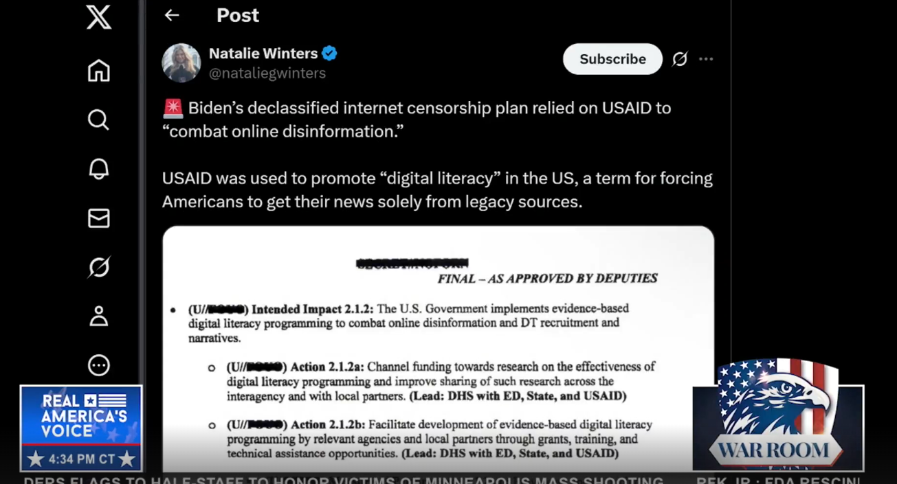BRAINWASHING THROUGH THE USAID MEDIA LITERACY SCAM