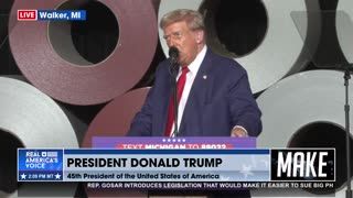 TRUMP MICHIGAN CLOSING REMARKS