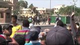 Raw: Troops open fire on Morsi supporters