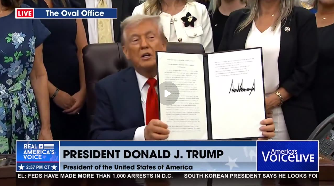 POTUS MARKS AUG 26, 2025 COMMEMORATION DAY OF THE ATTACK AT ABBEY GATE