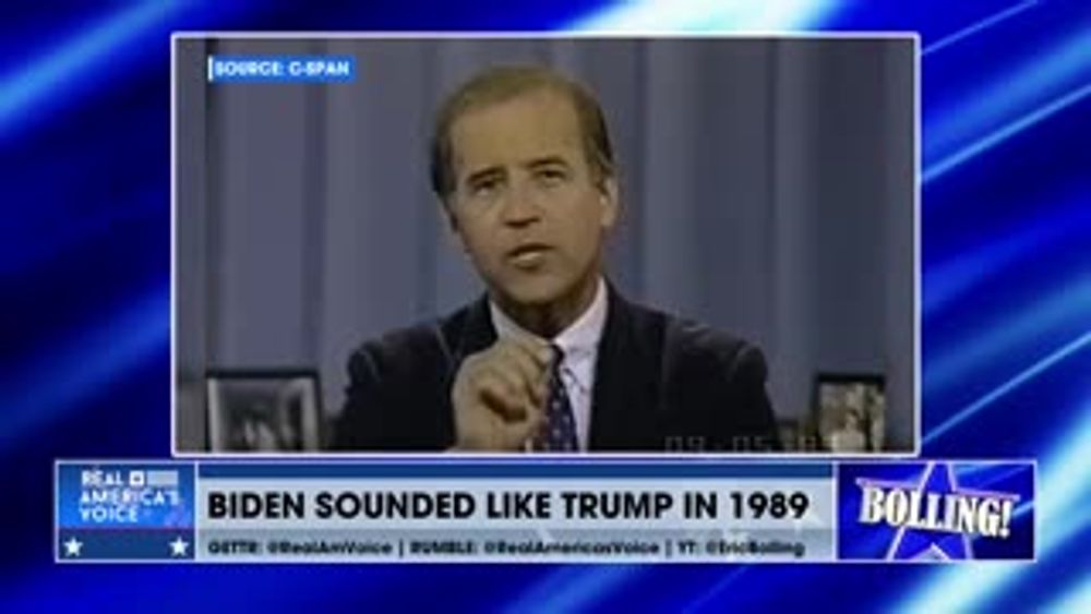 JOE BIDEN SOUNDED LIKE TRUMP IN 1989