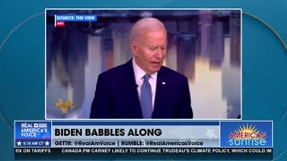 BIDEN BABBLES ALONG