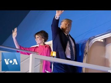 President Trump, First Lady Depart India