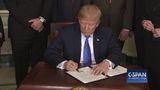 President Trump signs memorandum imposing new tariffs on China (C-SPAN)
