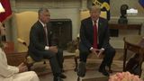 President Trump and The First Lady Meet with the King and Queen of Jordan