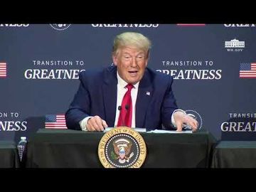 President Trump Participates in a Roundtable on Transition to Greatness