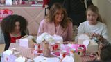 First Lady Melania Trump Visits The Children’s Inn at the NIH