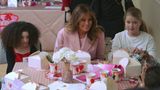 First Lady Melania Trump Visits The Children’s Inn at the NIH