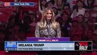 MELANIA TRUMP AT MSG