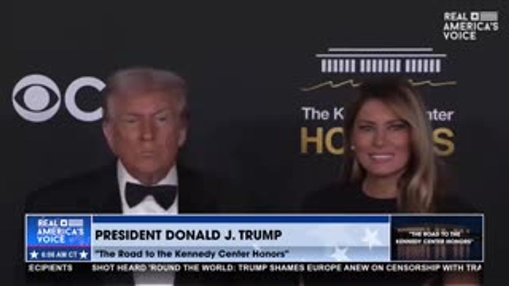 POTUS SPEAKS TO RAV AT THE KENNEDY CENTER HONORS