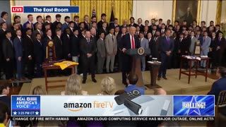 CELEBRATING LSU CHAMPIONS AT THE WHITE HOUSE
