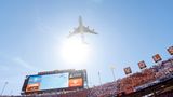 Trump flies over stadium in Air Force One ahead of University of Texas-Tennessee football game