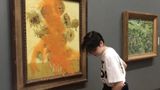 Climate change activists attempt to destroy Van Gogh painting while protesting fossil fuels