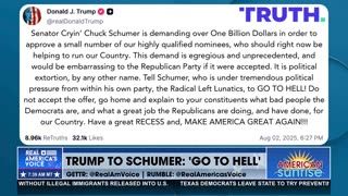 HE TOLD SCHUMER TO 'GO TO HELL'