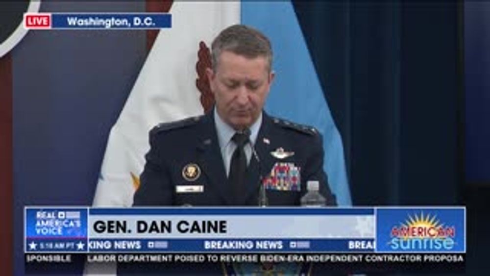 GEN. CAINE GIVES UPDATE