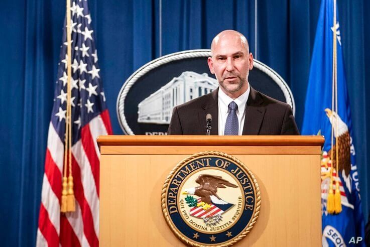 Steven D'Antuono, head of the Federal Bureau of Investigation (FBI) Washington field office, speaks during a news conference…