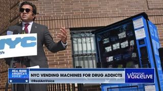 New York City officials have unveiled street vending machines catering to drug users