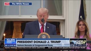 TRUMP HOSTS ANNUAL CONGRESSIONAL PICNIC AT WHITE HOUSE