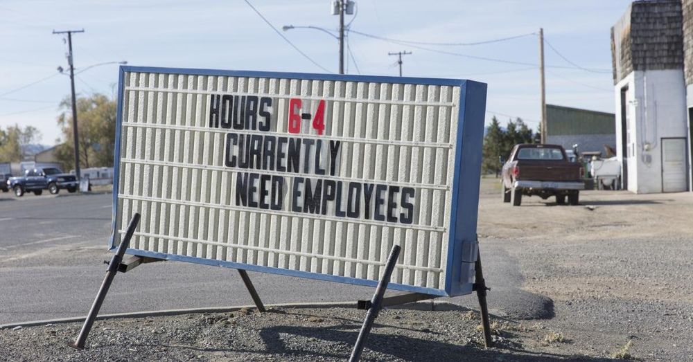 Number of available jobs in US falls below number of unemployed workers for first time since 2021