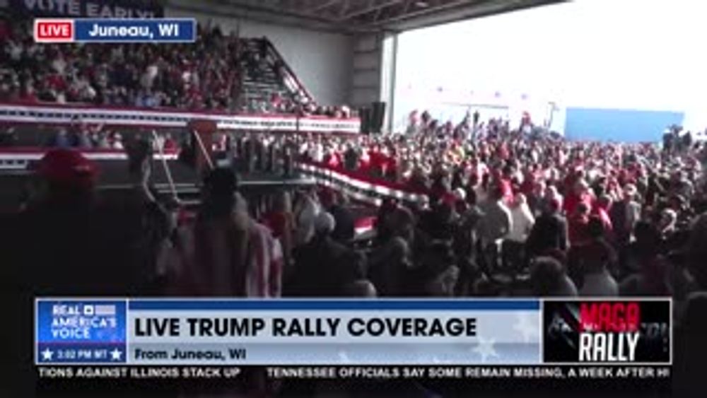 20,000+ ATTENDING TRUMP RALLY