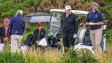 Trump in Scotland outing appears to debut armored ‘Golf Force One’ golf cart
