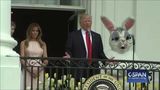 President Trump and First Lady Melania Trump remarks at White House Easter Egg Roll (C-SPAN)