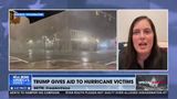 TRUMP GIVES AID TO HURRICANE VICTIMS