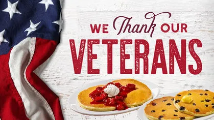 Freebies restaurants are giving Veterans today