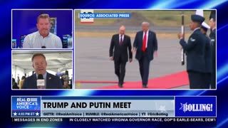 TRUMP’S GREETING OF PUTIN SETS THE TONE FOR THE ALASKA SUMMIT