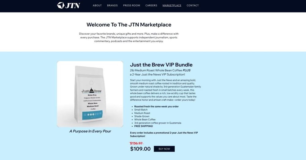 Just the News parent launches online shopping portal with thousands of products, new novelty coffee