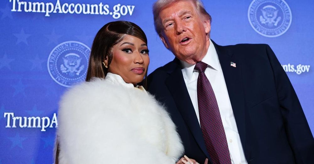 Rapper Nicki Minaj claims she's 'probably' Trump's 'number one fan'