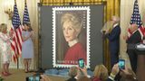 White House unveils Nancy Reagan stamp