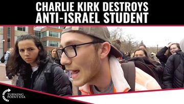 Charlie Kirk DESTROYS Anti-Israel Student