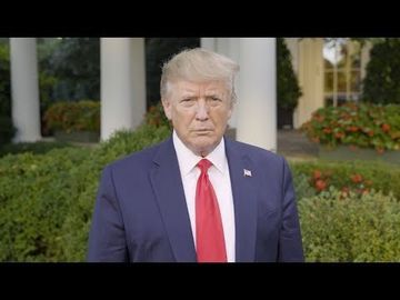 President Trump delivers message on Hurricane Dorian